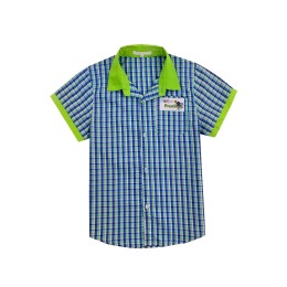 Custom-made elementary school uniforms from incoming samples, making elementary school school uniforms with color contrast collars, boys, design plaid school uniform shirts, school uniform suppliers SU219  Custom-made elementary school uniforms from incoming samples, making elementary school school uniforms with color contrast collars, boys, design plaid school uniform shirts, school uniform suppliers SU219